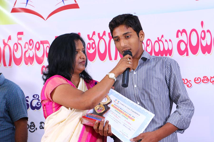 Awards from our Learn To Live Foundation