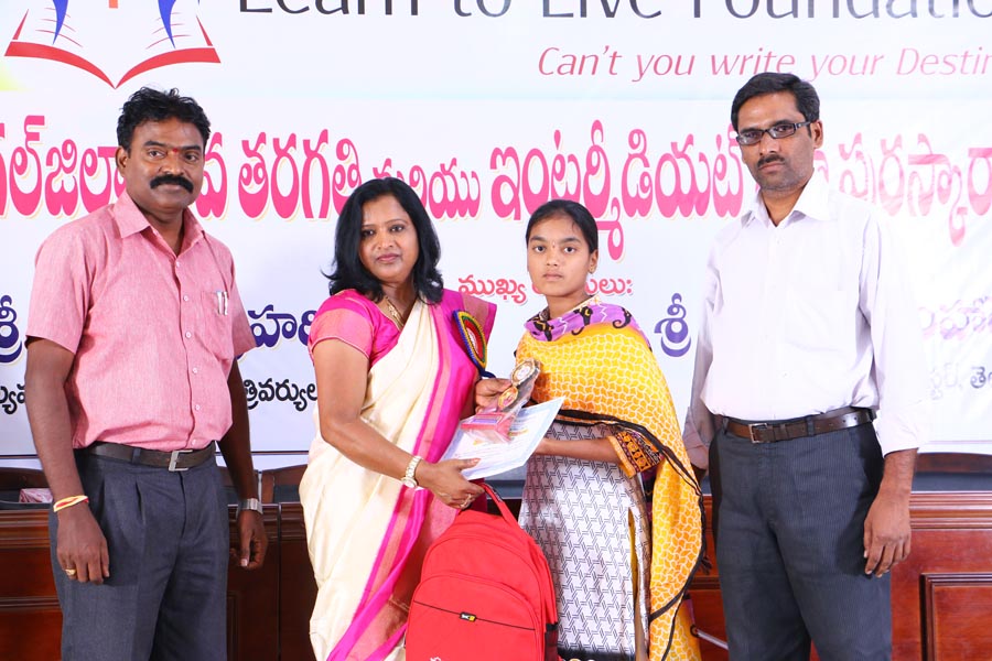 Awards from our Learn To Live Foundation