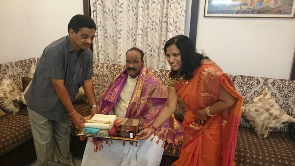 Honorable Home Minister Naini Narasimha Reddy Garu on behalf Housewarming Ceremony