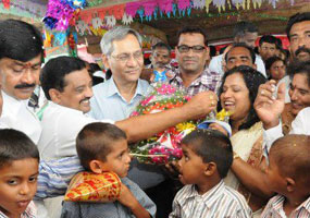 75 children brithday celebrations at Maa illu