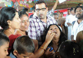 75 children brithday celebrations at Maa illu