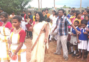 75 children brithday celebrations at Maa illu