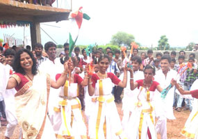 75 children brithday celebrations at Maa illu