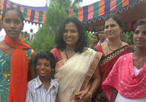 75 children brithday celebrations at Maa illu