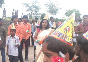 75 children brithday celebrations at Maa illu