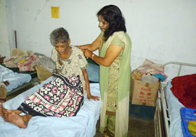 Visited Old age home