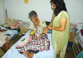 Visited Old age home