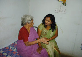 Visited Old age home