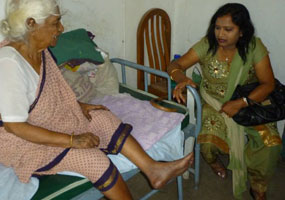 Visited Old age home