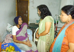 Visited Old age home