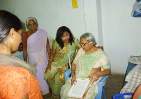 Visited Old age home