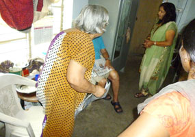 Visited Old age home
