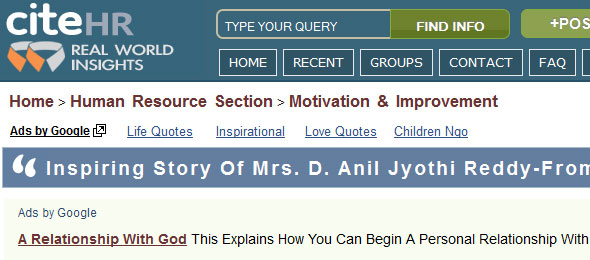 Published in citehr Website